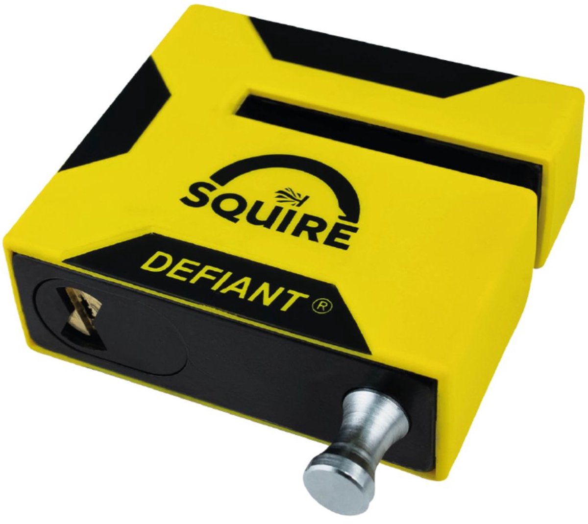 Squire Defiant - Schijfremslot - Motorslot - Oersterk en compact - Motor slot met reminderkabel en draagtas