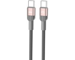 USB-C naar USB-C Kabel – 1 meter - 240W Snellader – 10Gbps Dataoverdracht – Gevlochten – Geschikt voor Laptop, Tablet & Smartphone