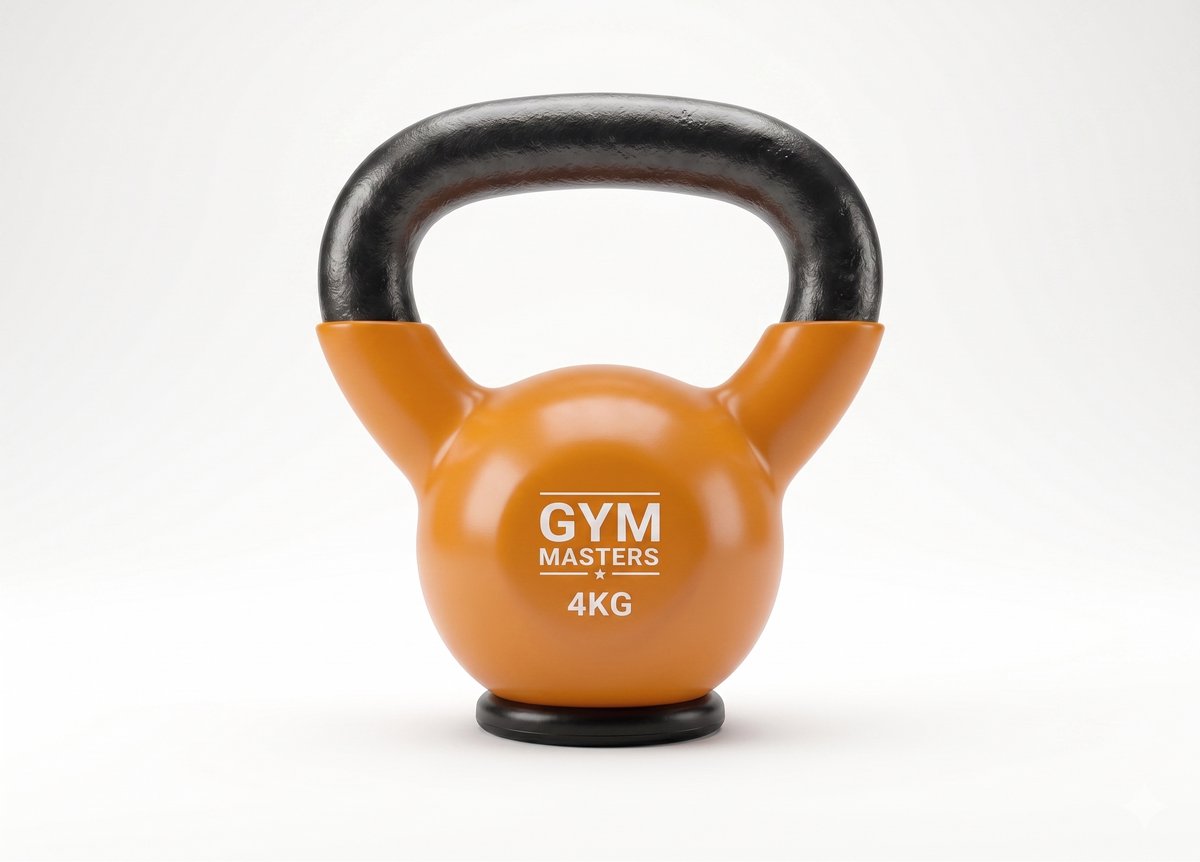 Gym Masters Kettlebell Set 2-4-6 kg – Vinyl Fitness Gewichten – Rubberen Bodem – Optimale Vloerbescherming & Veilig Trainen – Ideaal voor Beginners – foto 7