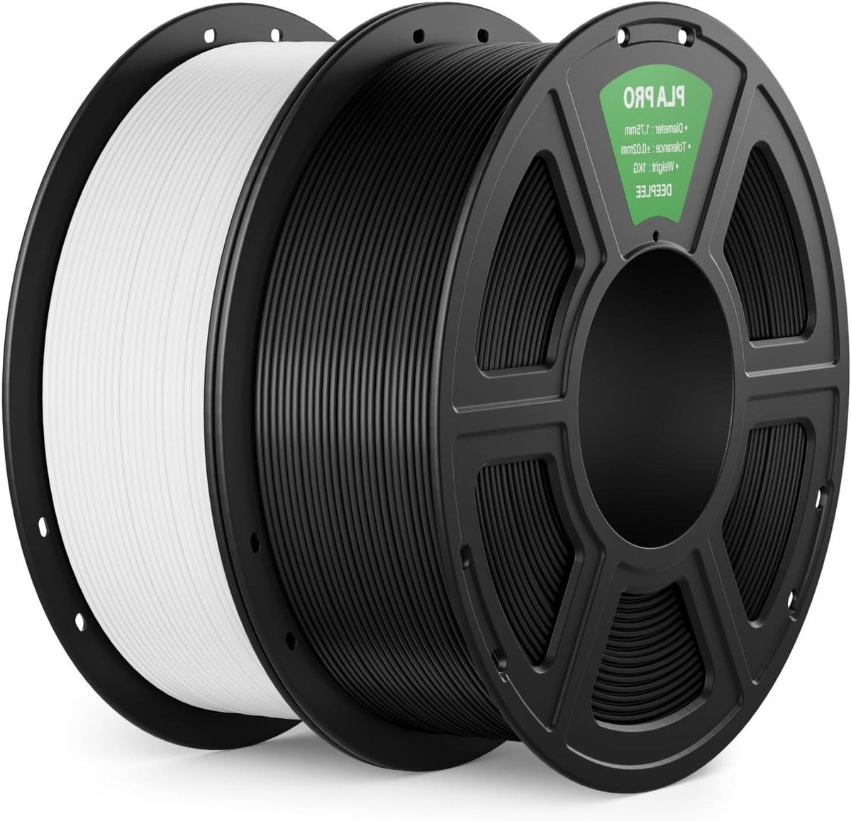 PLA Pro Filament - 3D Print Draad - 3D Printen - Hoge Taaiheid - 175 mm - Zwart Wit