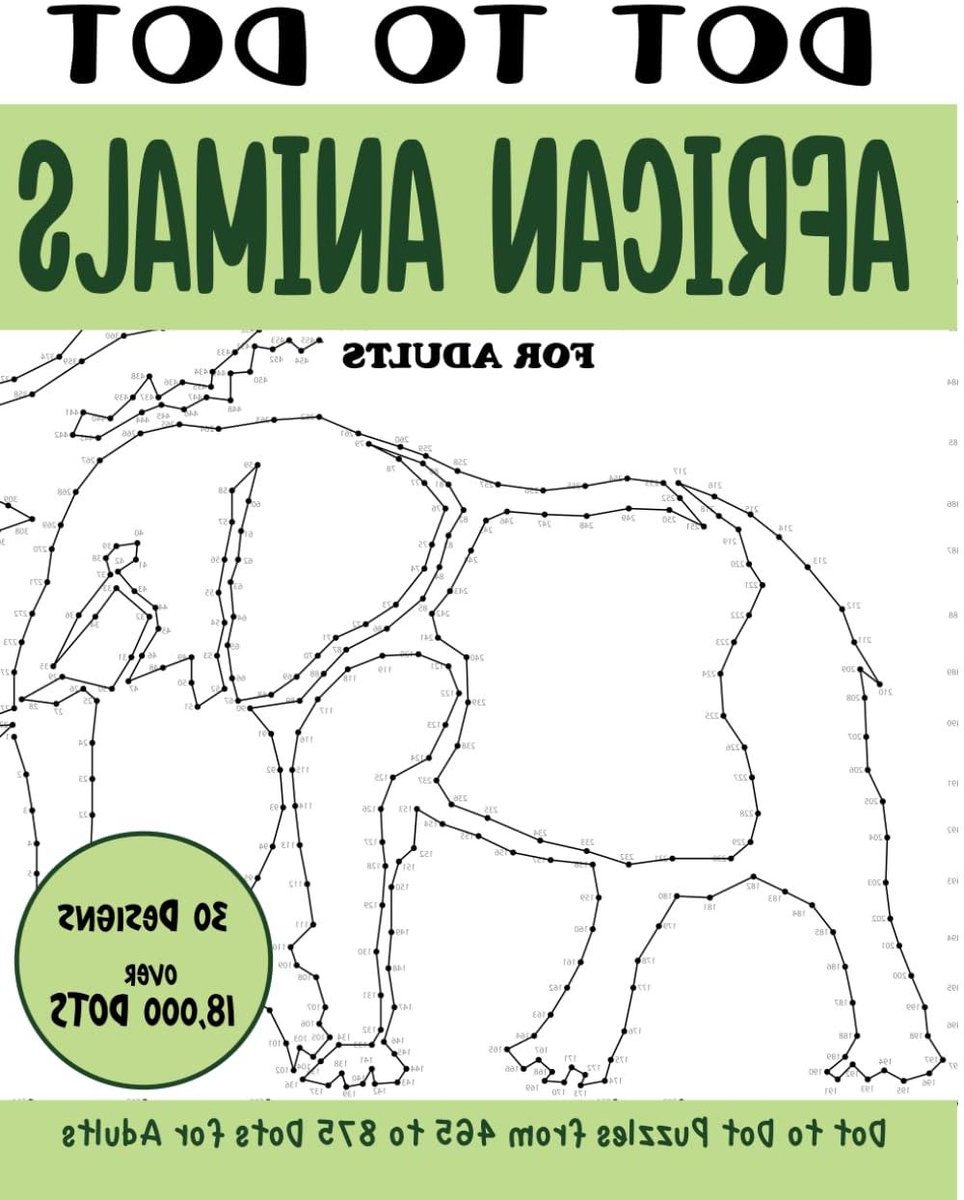 Dieren Verbind de Puntjes - Puzzelboek Volwassenen - Ontspanning Thuis - 30 Unieke Afrikaanse Dieren - 81 Pagina's