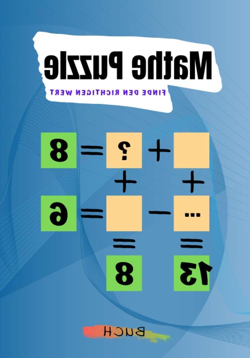Mathe Rätsel Buch - Logica Puzzels - Hersenkrakers Oplossen - Gedrukt op Kwaliteitspapier - 25.4 x 17.78 cm - Niet gespecificeerd