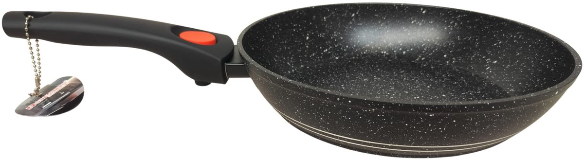 Rosenberg - fry pan 24 cm met afneembare handgreep Inductie anti-aanbaklaag - keramisch.