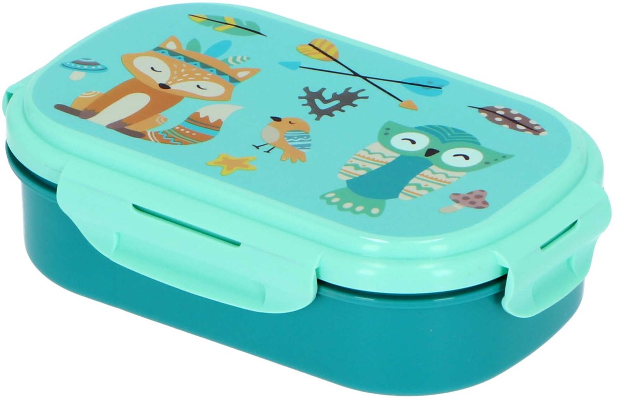 Dino Space Lunchbox met bestek - Animals