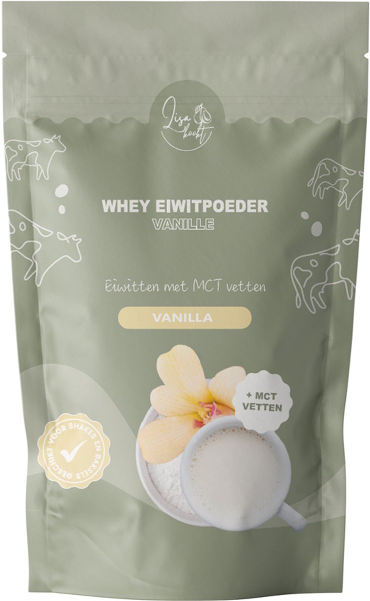 Whey Eiwitpoeder Vanille + MCT