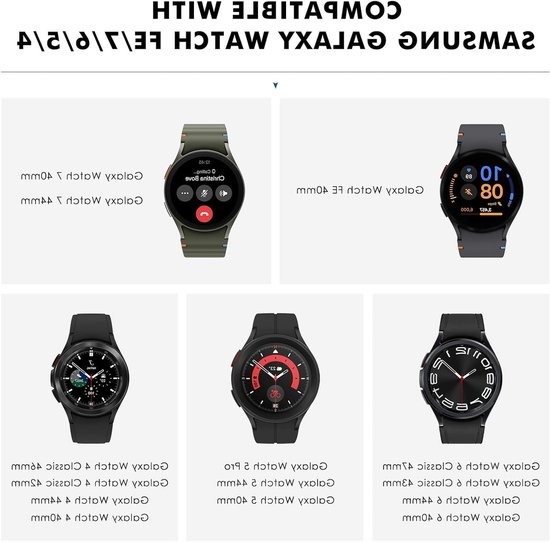 Metalen Horlogeband voor Samsung Galaxy Watch 7 FE, 6, 5 en 4 - Rvs Vervangband zonder Kloof, Geschikt voor 40mm, 44mm, 43mm, 47mm, 45mm, 42mm en 46mm, Duurzaam en Stijlvol Accessoire van Merkloos — afbeelding 5