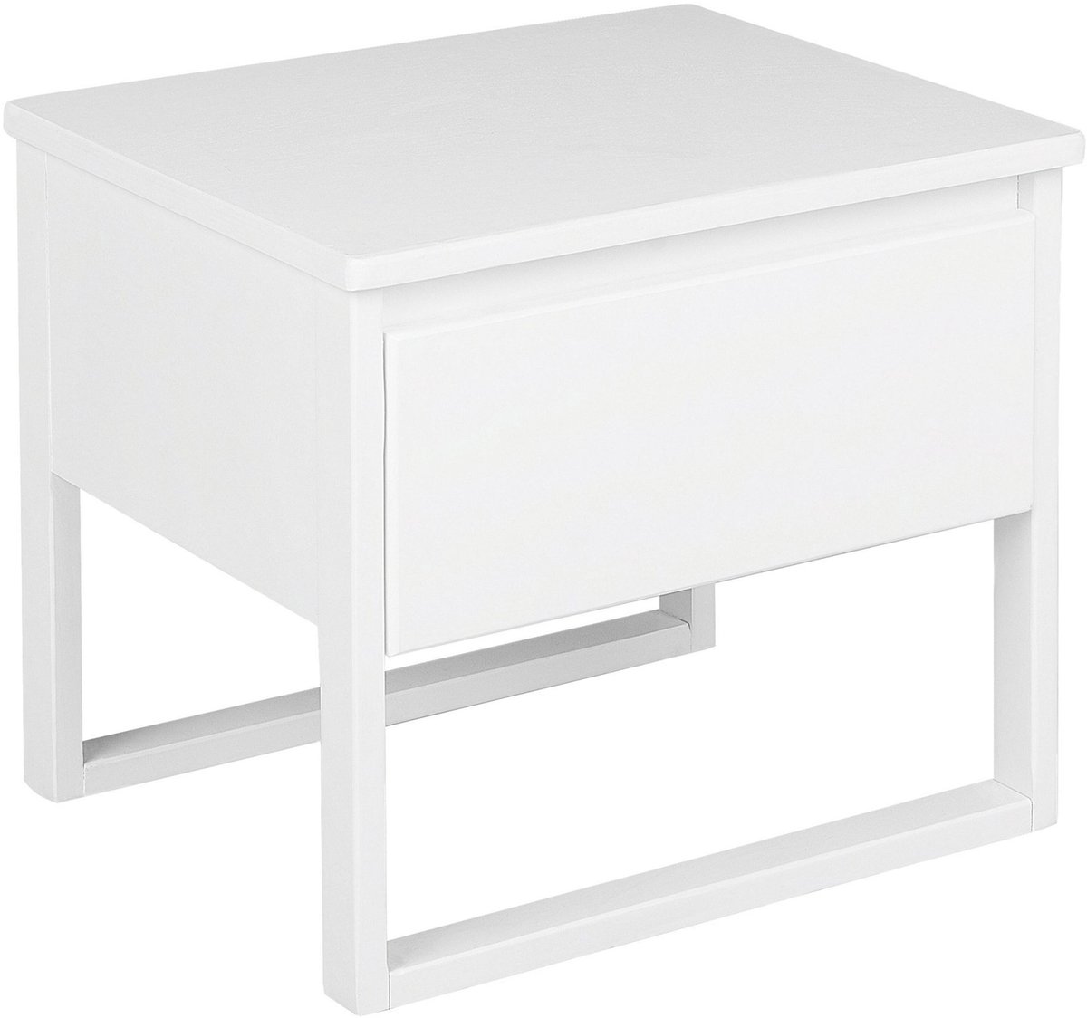 GIULIA - Bijzettafel - Wit - Dennenhout