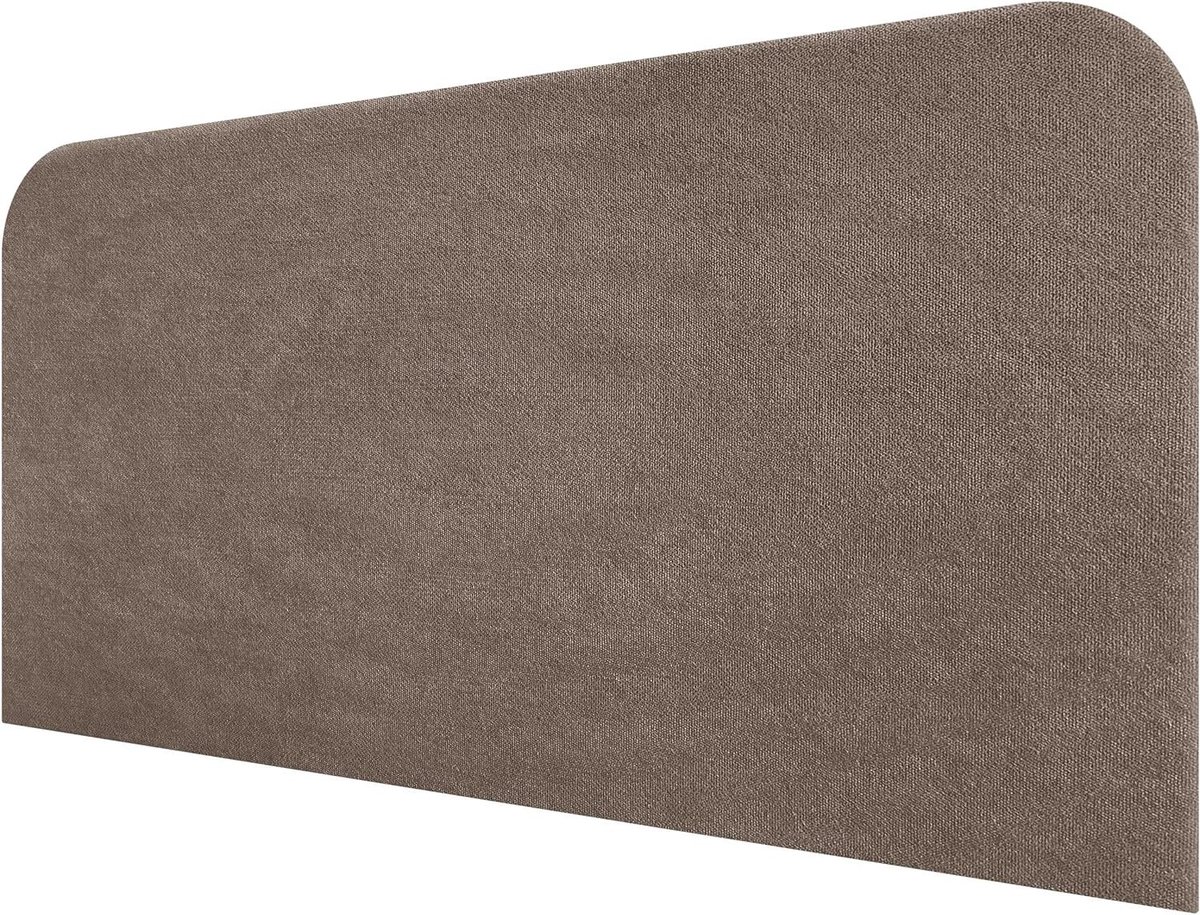 Gestoffeerd Hoofdbord - Bed Hoofdeinde Paneel - Bed Comfort Verhogen - Vlekbestendige Aqualine Stof - 160cm x 70cm - Bruin