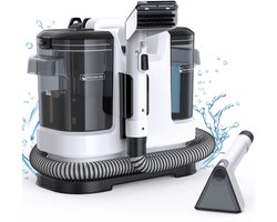 ELVENTO Tapijtreiniger machine - Vlekkenreiniger - Bank reiniger - Carpet cleaner - Wit - 13,5 kPa zuigkracht - Dubbel tanksysteem