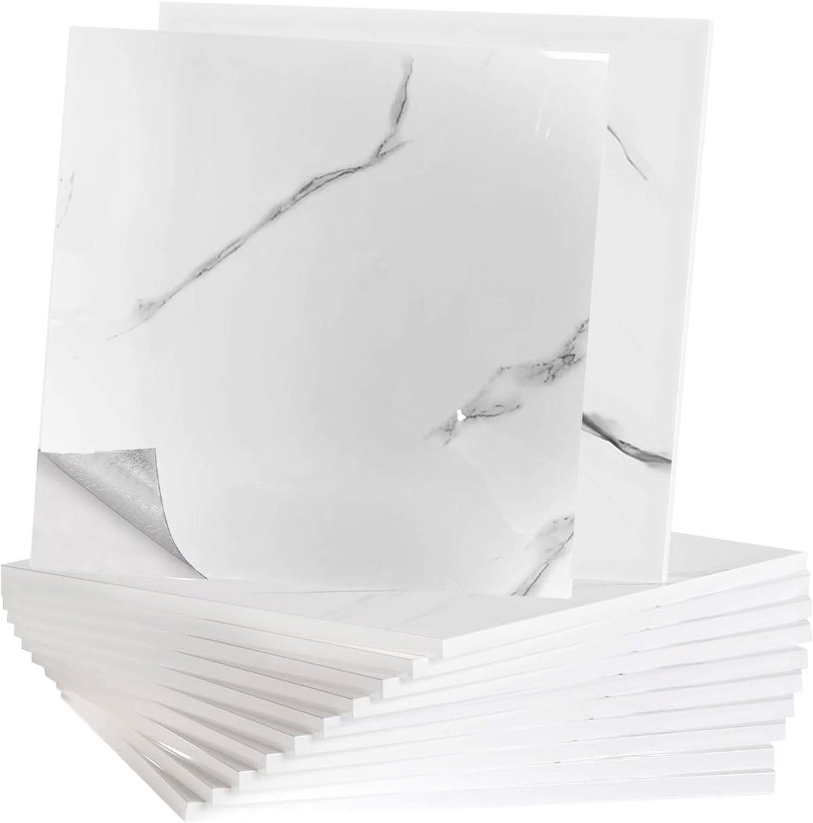 12 x Wandtegels 30 x 30 cm Waterdicht - Vuilafstotend - Snijdbaar - DIY Wandtegels voor Badkamer - Keuken - Woonkamer
