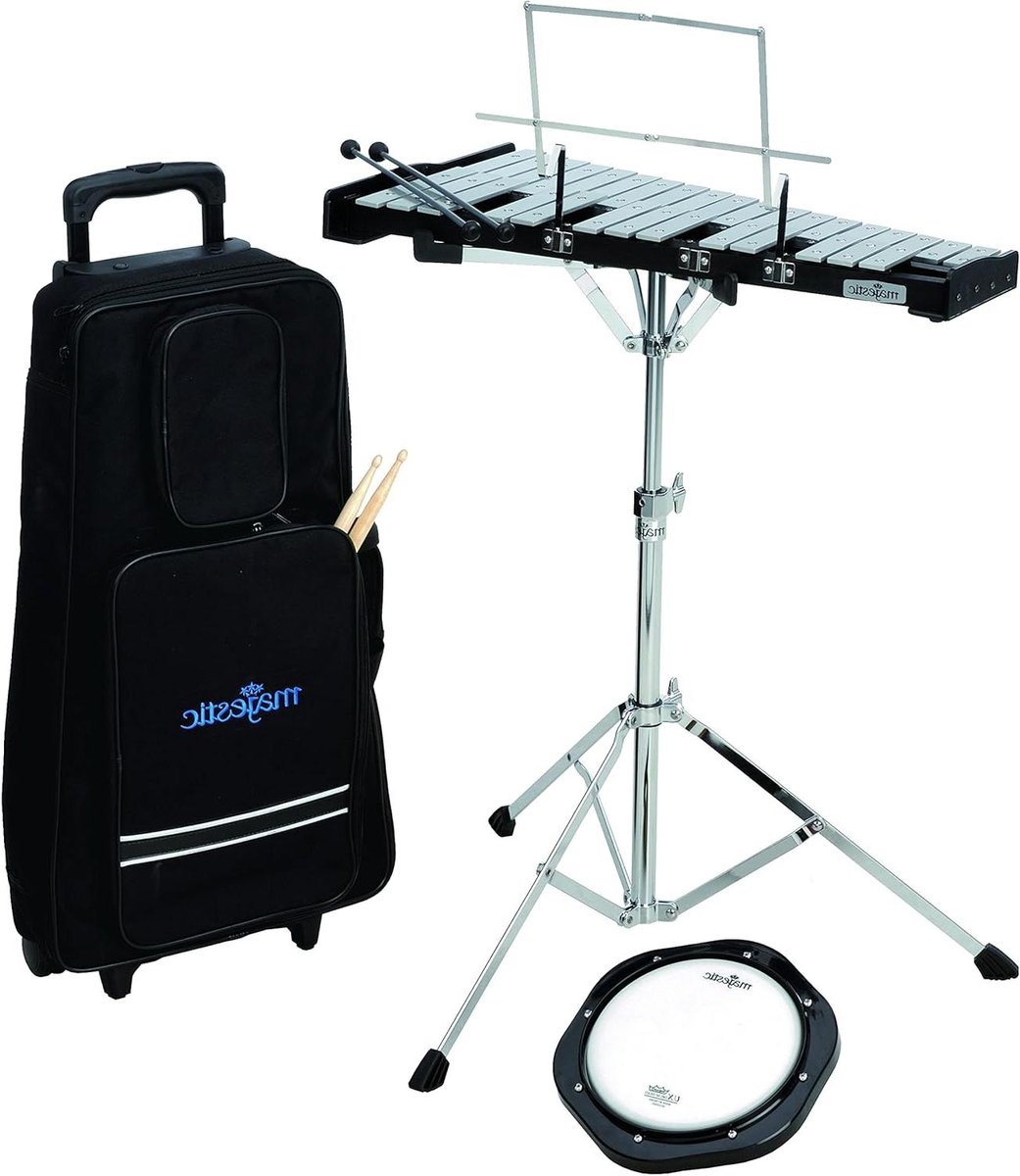 Oefenpad Xylofoon - Percussie Kit - Muziek Leren - 32 Tonen Bereik - 77 x 41 x 18 cm - Zwart
