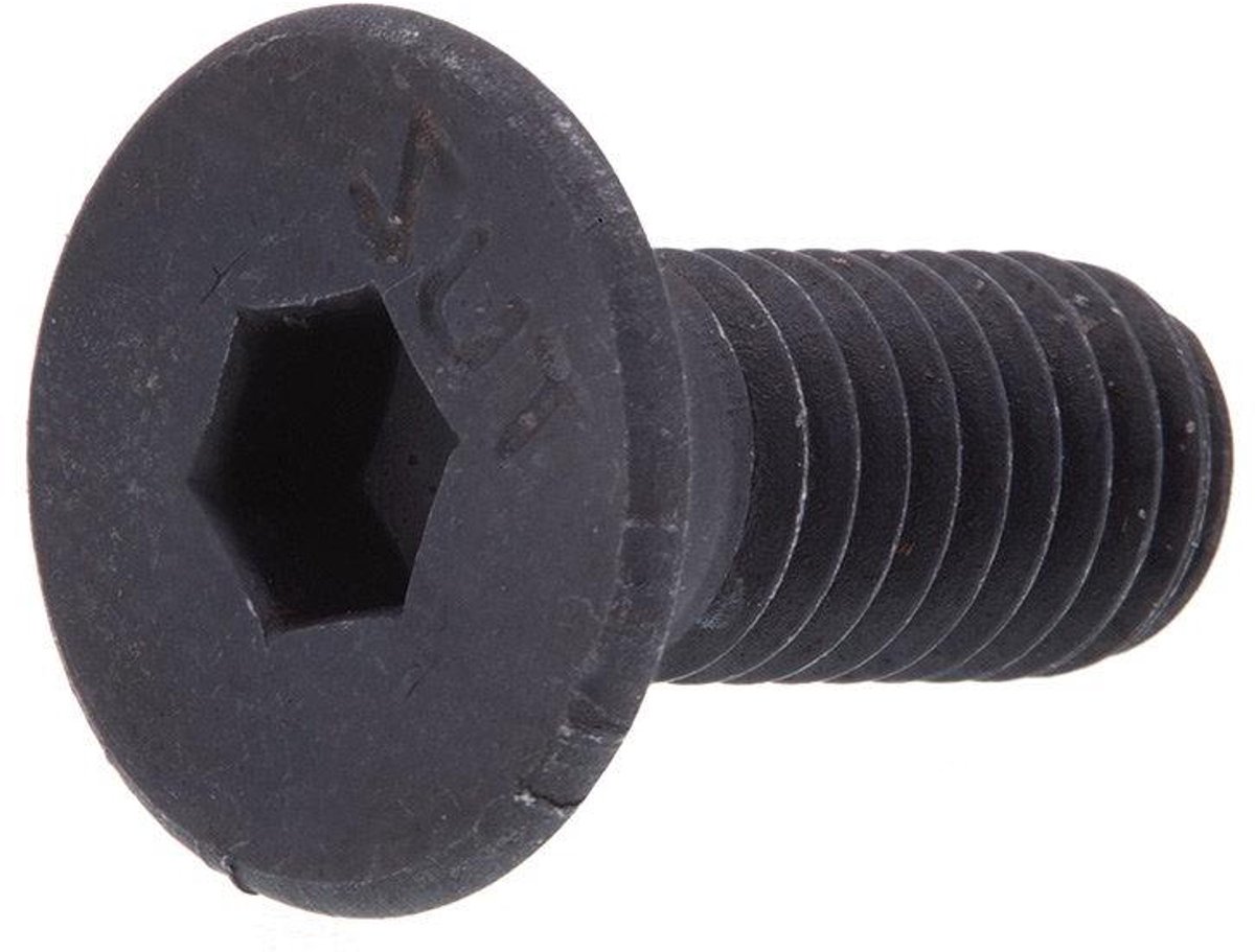 Schroeven - Bevestigingsmateriaal - Meubels Monteren - Platte Kop - M6 x 30mm - Zwart
