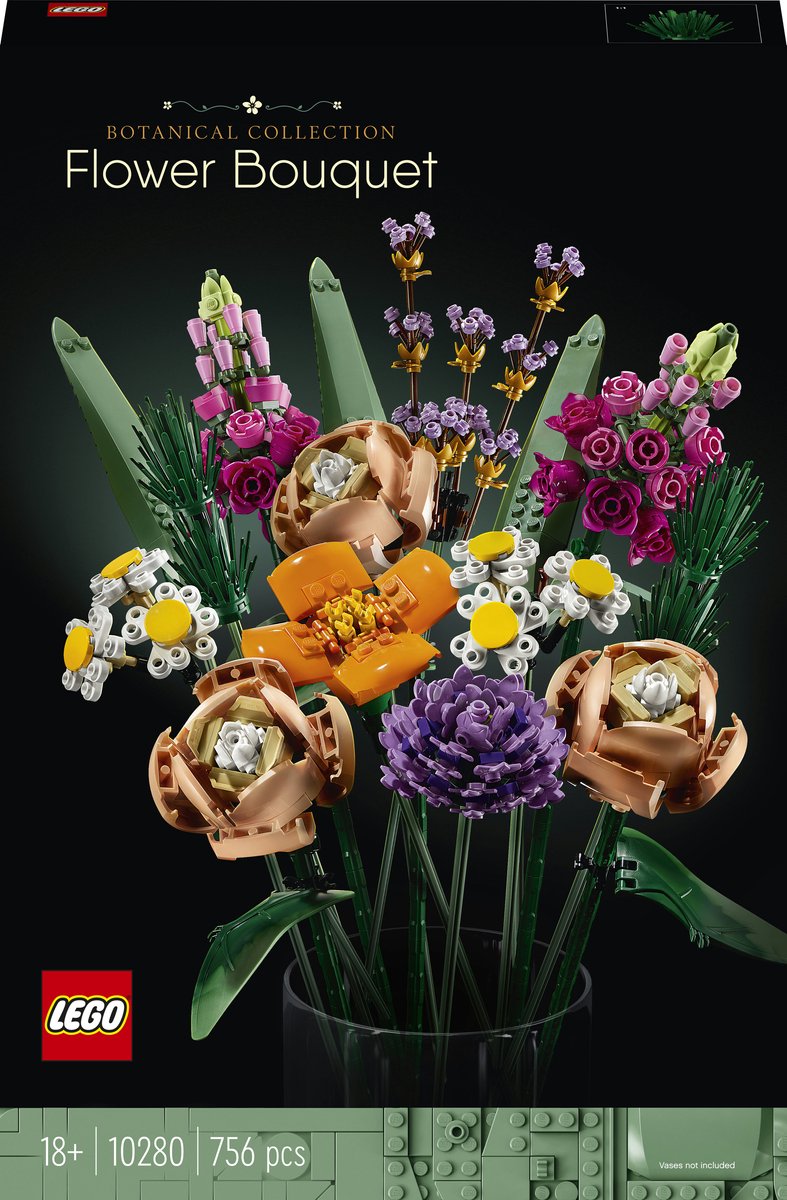 LEGO Botanicals Bloemenboeket Bouwpakket voor Volwassenen - 10280 – foto 4