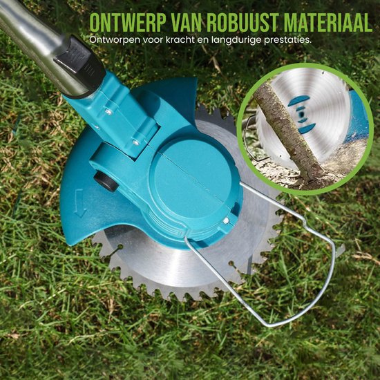 BronStore® Kantenmaaier - Grastrimmer met Accu - Bosmaaier Elektrisch - Inclusief 2 Accu's & Complete Set van BronStore® — afbeelding 5