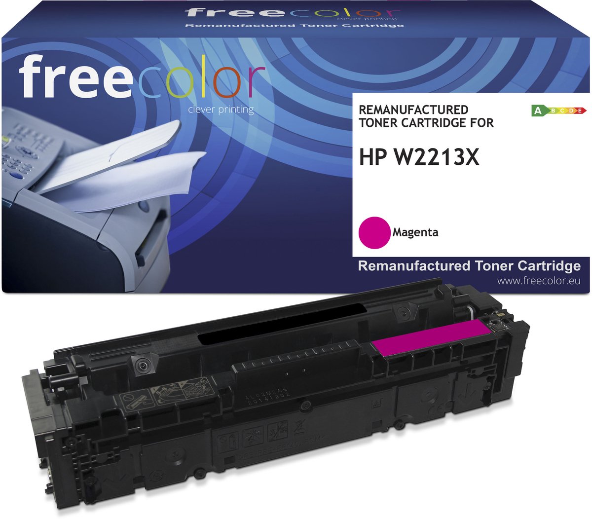 Free Color toner (replaces HP 207X W2213X) magenta 2450p OC