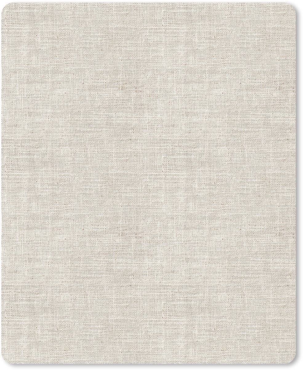 Muismat 12x16 cm - Mousepad Linnen - Textuur - Beige - Muismatten
