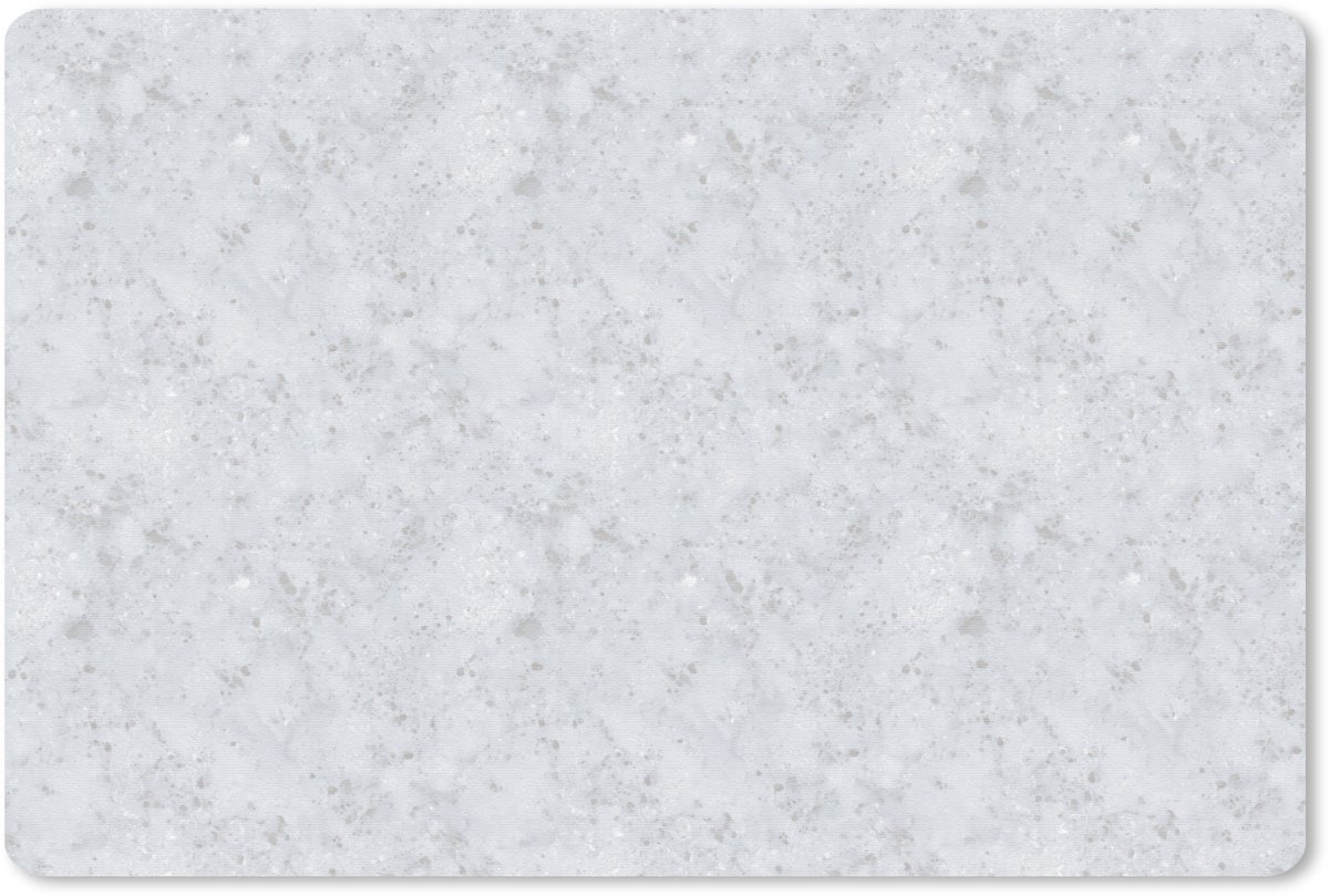 Muismat 13x8 cm - Mousepad Grijs - Terrazzo-effect - Beton print - Muismatten