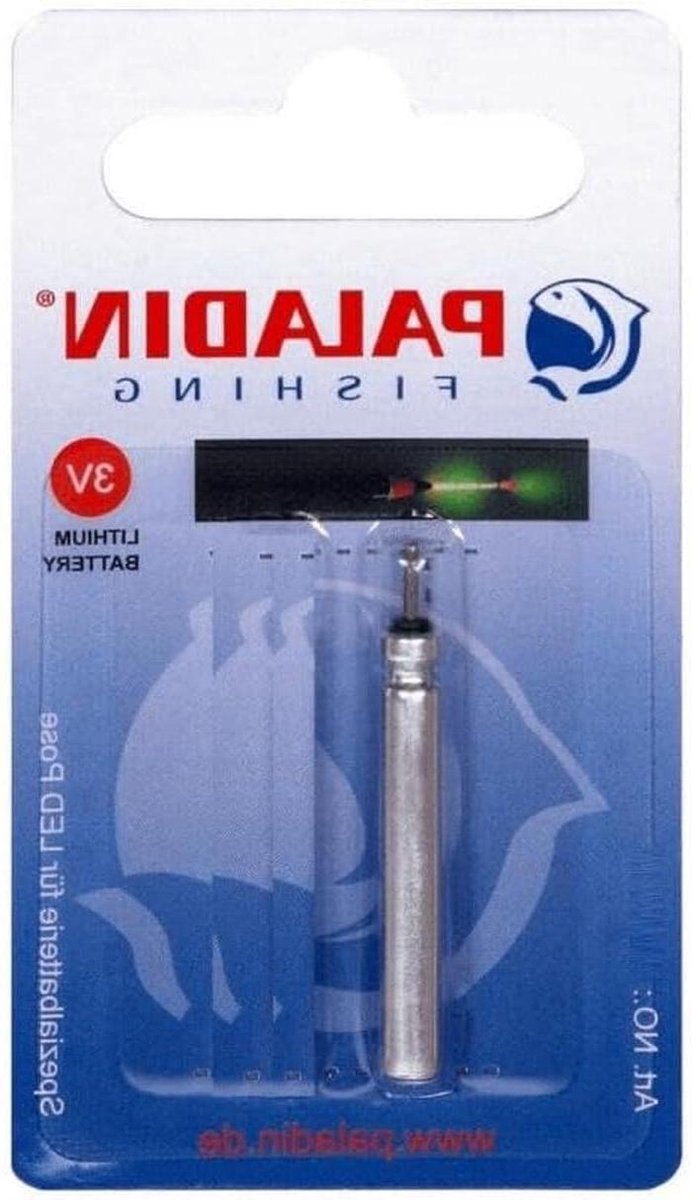Lithium Staafbatterij - LED Dobber Batterij - Vissen Verlichting - Speciaal Voor Dobbers - 25 cm - Zilver