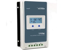 Zonne Laadregelaar - MPPT Controller - Energie Besparen - Geavanceerde MPPT Technologie - 20A 100V - Grijs