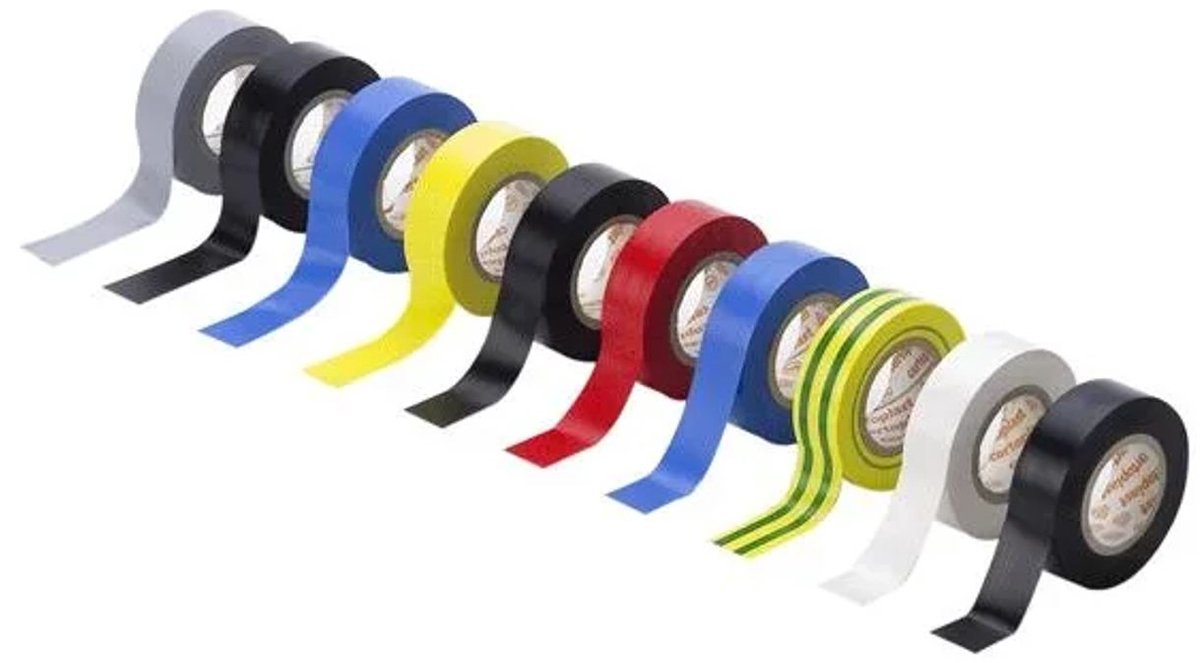 Kunststof isolatietape set 10 x 10 m