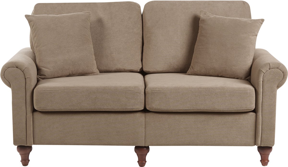 GINNERUP - Tweezitsbank - Bruin - Polyester