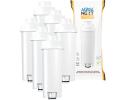 Aguanext 6x Waterfilters voor Delonghi - voor Koffiemachines - waterfilters voor Autentica, Magnifica en Dinamica - vervanging waterfilter SER3017 DLSC002