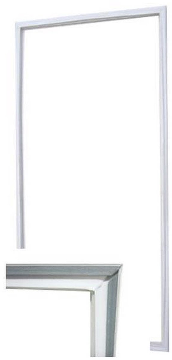 Koelkastdeur Afdichting - Koelkastrubber Deurrubber - Koelkast Dicht Houden - Rechthoekig Model - 530 x 1178 mm - Zwart