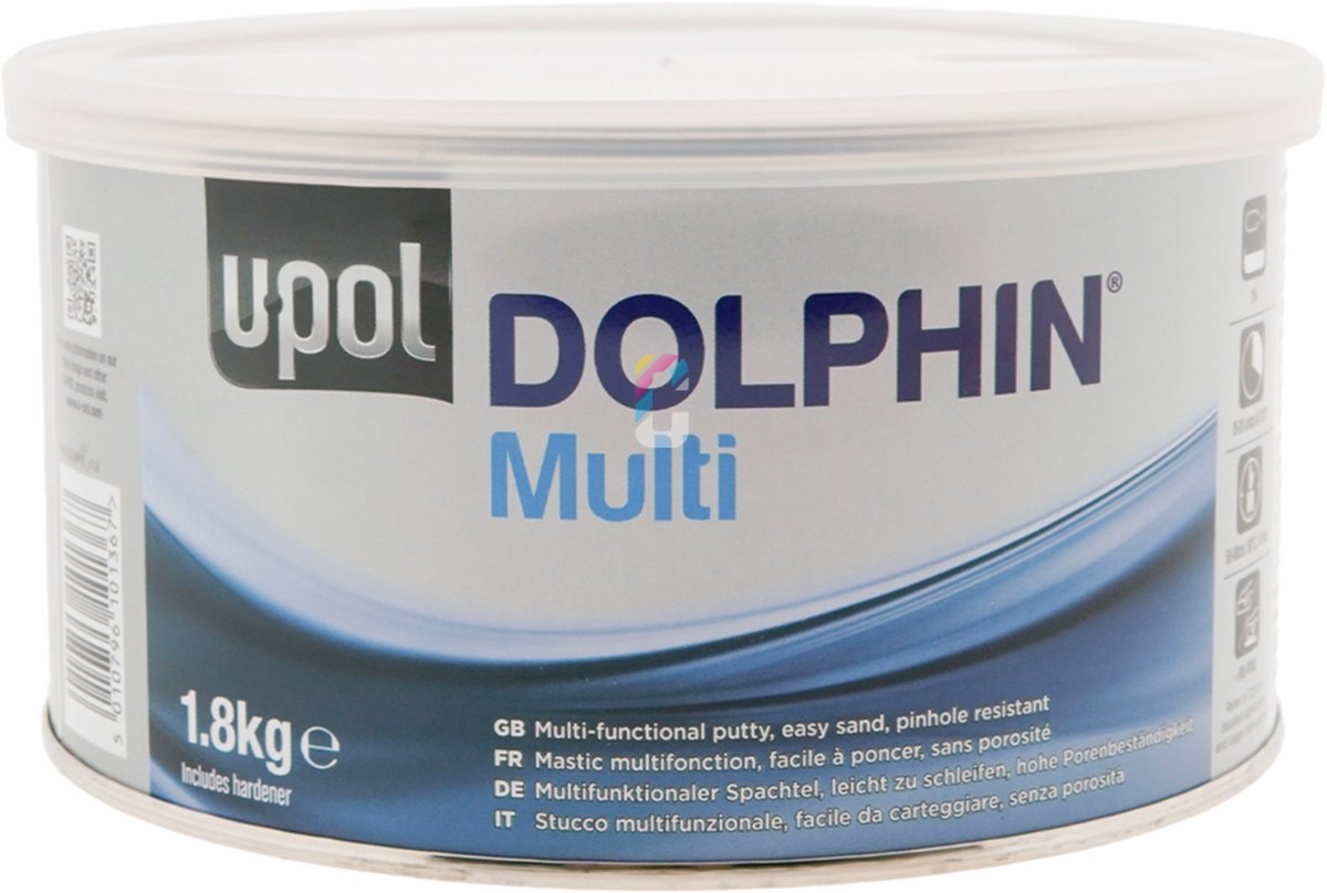 U-POL DOLPHIN Multi 2K Plamuur 1,8kg + Verharder