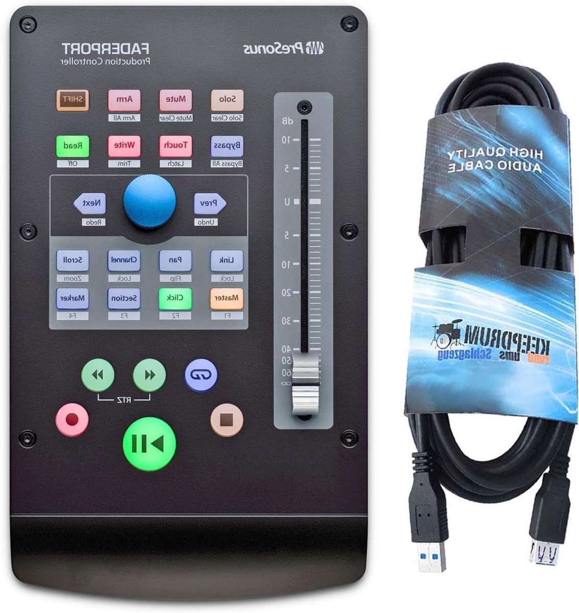 DAW Controller - Midi Controller - Muziek Produceren - Motor Fader - 100mm - Zwart