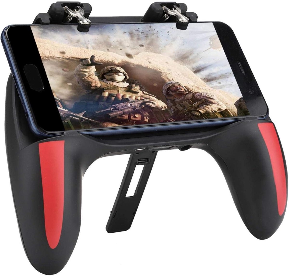 Gamepad met Ventilator - Mobiele Controller - Mobiel Gamen - Dubbele Koeling - 4.7-6.5 inch - Zwart