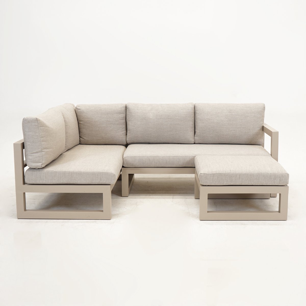 Vita Grosso hoekbank 3 delig rechts beige