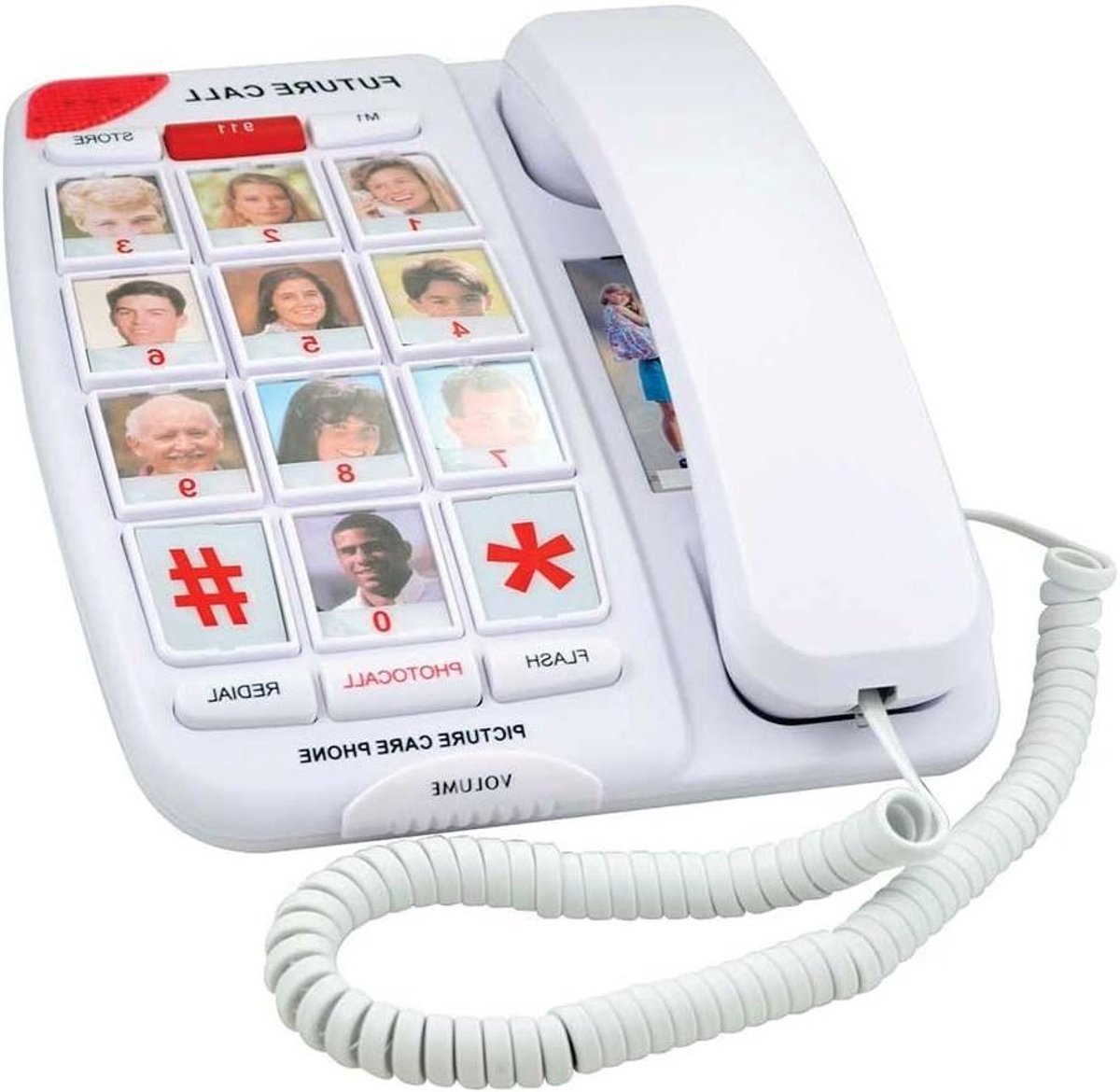 Vaste Telefoon - Kantoor Telefoon - Thuisgebruik - Speakerphone Functie - 22.86 x 7.62 x 20.32 cm - Zwart