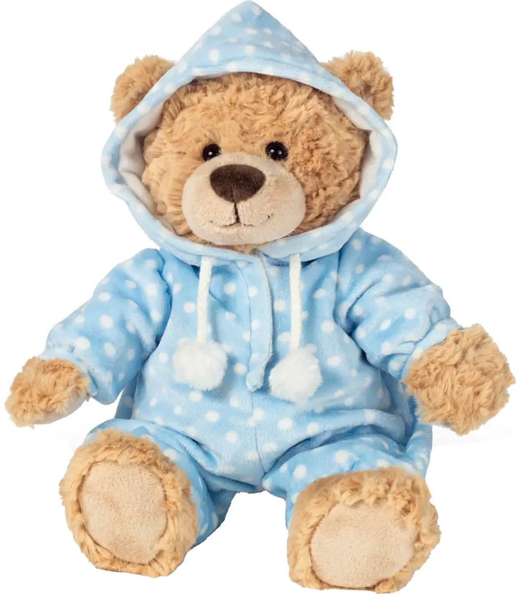 Knuffel Beer met Pyjama Blauw