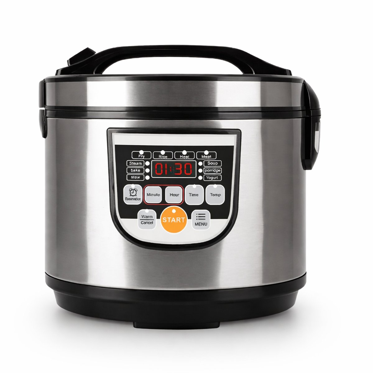 House of Balance Rijstkoker XXL - 5 L - Rijstkoker met Stomer - Rijstkokers - 8 Personen - 700W - Digitaal - Warmhoudfunctie