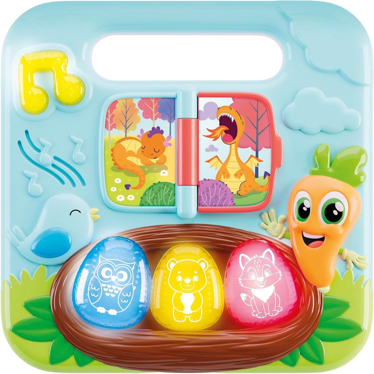 Interactieve Leer Speeltafel - Baby Tafel - Baby Educatie - Spelendewijs Leren - 22.8 x 3.3 x 26.8 cm - Multicolor
