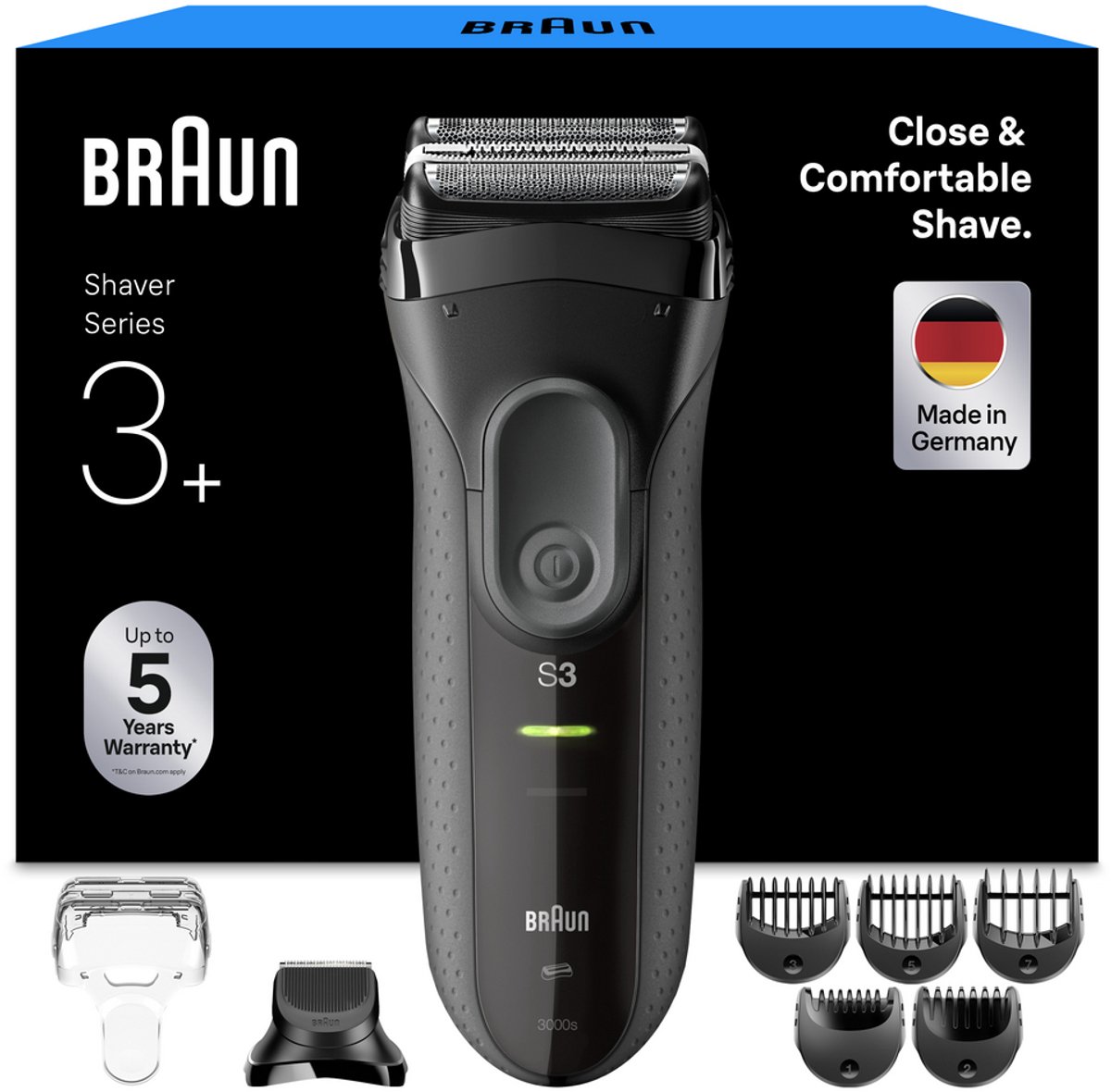Braun Series 3+ Elektrisch Scheerapparaat + - Braun - €84,99