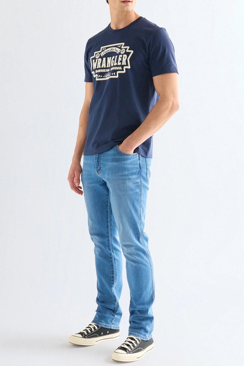 Wrangler T-shirt Americana – L Blauw