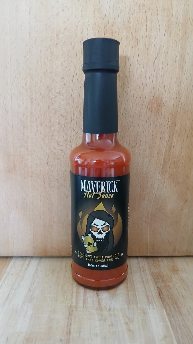 Maverick - Tomato & Garlic (Heat Level 8) - ChilisausBelgium - Grim Reaper Foods