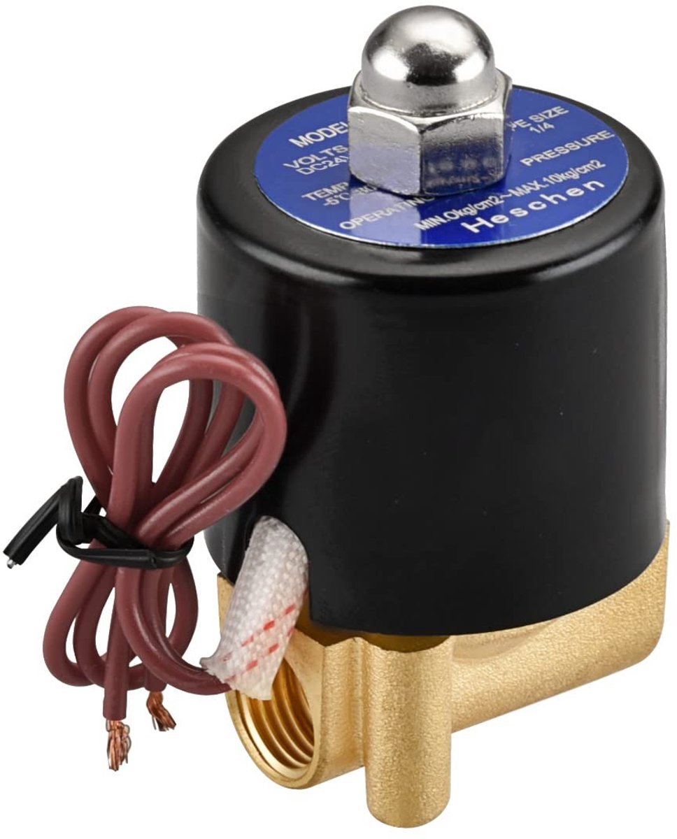 Store_7 - Solenoidklep - Elektrisch - 24V - Normaal gesloten - 1/4 inch - Voor watergebruik - Model 2W-025-08