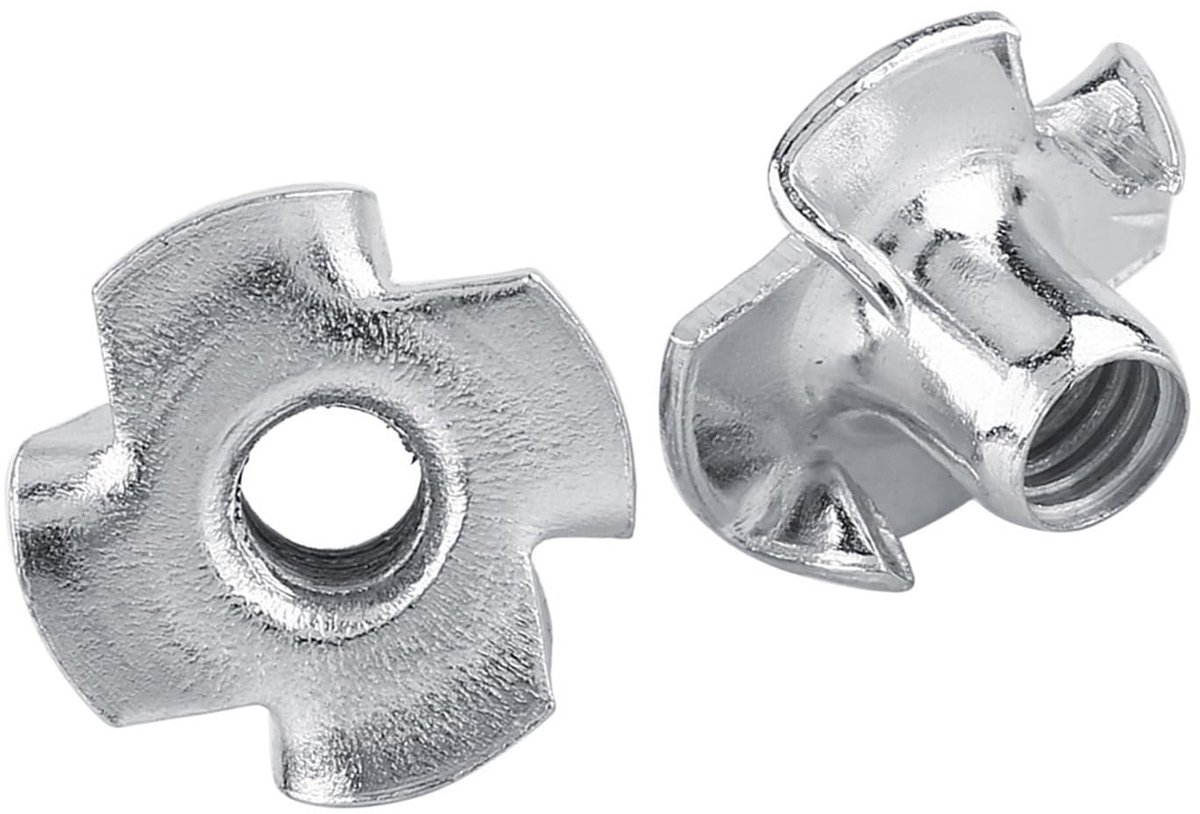Store_8 - T-Vormige Moeren - M3 - Hoogwaardige Carbon Moeren - 50 Stuks - Ideaal voor Houtbewerking - Geschikt voor Professionals en Amateurs