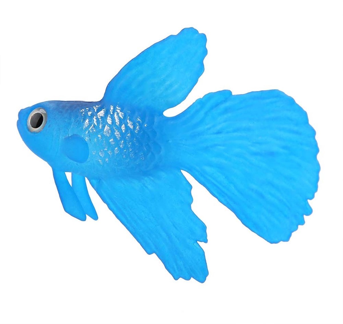 Vt products - Kunstmatige Aquariumvissen - Siliconen Vissen - Drijvende Decoratie - Blauwe Vechters - Aquarium Ornamenten - Geschikt voor Aquaria - Nr