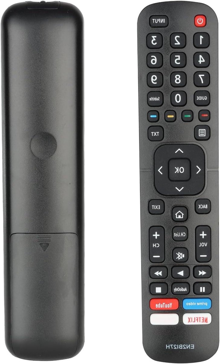 Afstandsbediening - Controller Vervanger - TV Bediening - Geen Programmering Nodig - 10 Meter Bereik - Zwart