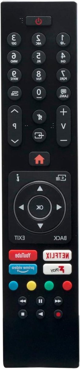 Vervangende Afstandsbediening - Universele Controller - TV Bediening - Directe Werking - 10 Meter Bereik - Zwart