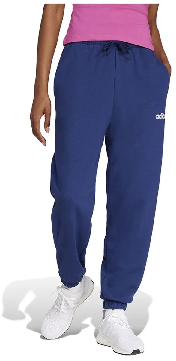 Adidas Essentials Linear French Terry Cuffed Joggers L Regular Vrouw Blauw