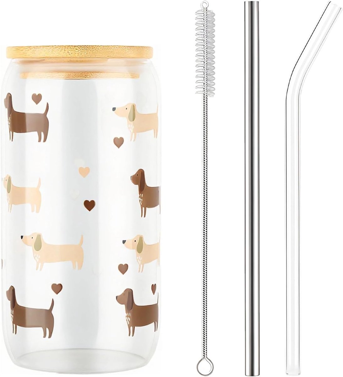 Schattig teckel ontwerp - hondenillustratie - cadeauidee