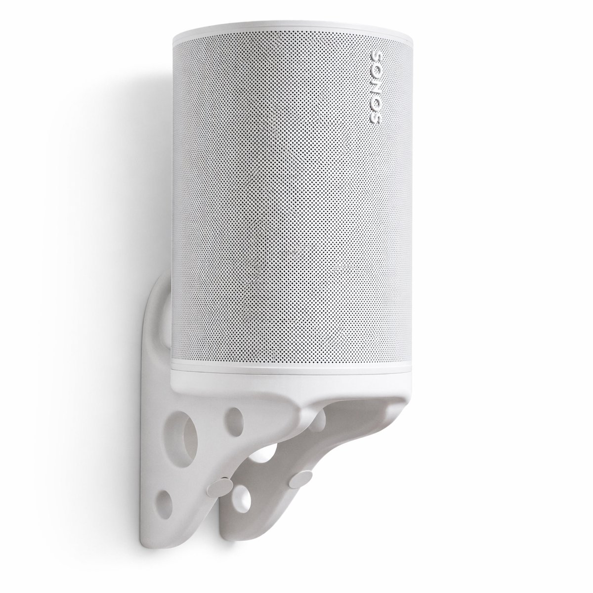 Sonos Era 100 muurbeugel / wandhouder – stevige speaker wall mount – minimalistisch design – perfecte pasvorm – ruimtebesparend – eenvoudige installatie – Wit