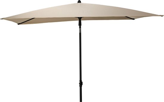 Relaxwonen - Parasol - Rechthoekig - Kantelbaar - 125x200cm - Beige