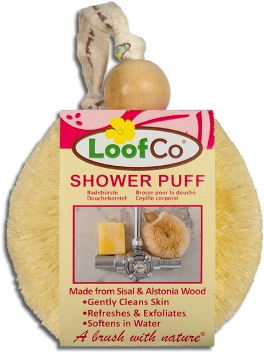 Loofco Ronde doucheborstel van sisal