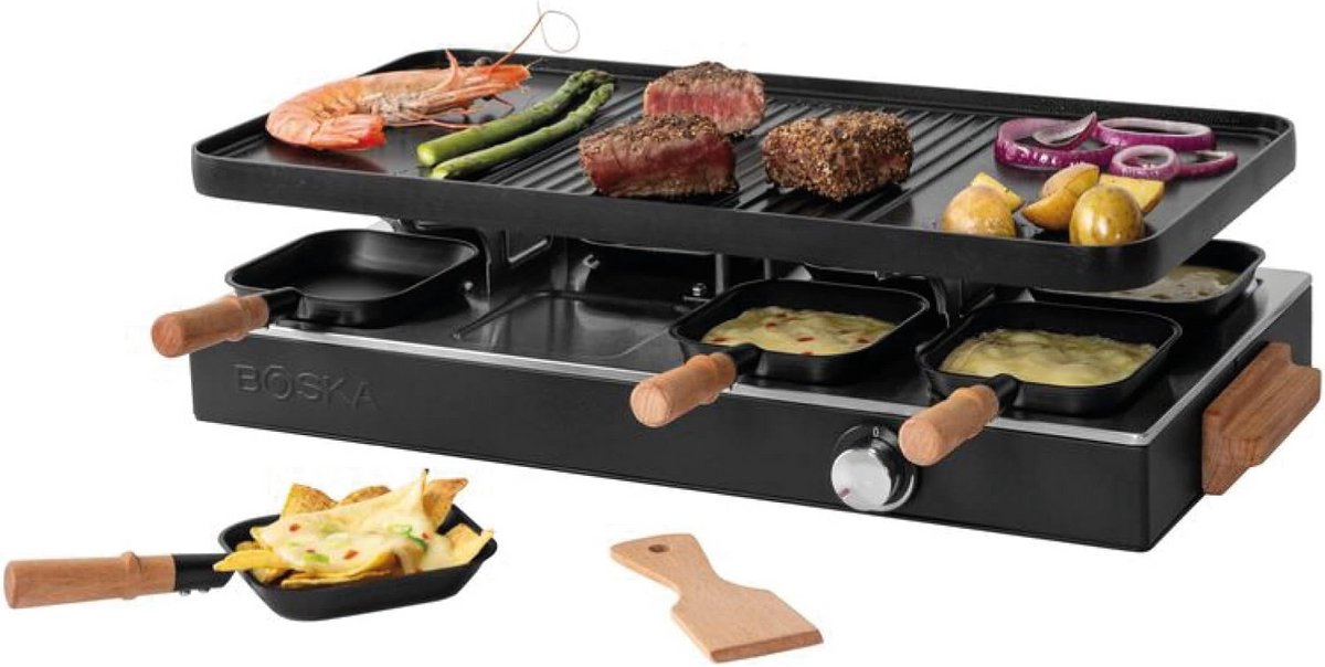 Gourmetstellen - Raclette - Teppanyaki Bakplaat - Familie