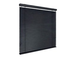time4blinds - Jaloezieën voor Binnen - Aluminium Jaloezieën - 1100x2300mm, Bediening Links - met Lamellen van 50mm - Montage aan Wand of Pla